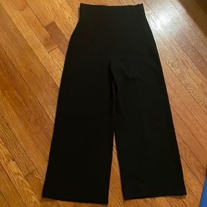 Zara xs high waist wide leg ankle length dress trousers